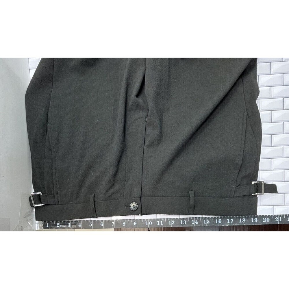 Murano Alex Fit Dress Pants Mens Sz 36x32 Viscose Blend Black ClassicCore - Picture 6 of 12